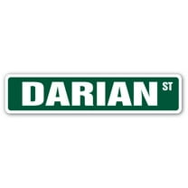 DARIAN Street Sign Childrens Name Room Sign | Indoor/Outdoor |  18" Wide