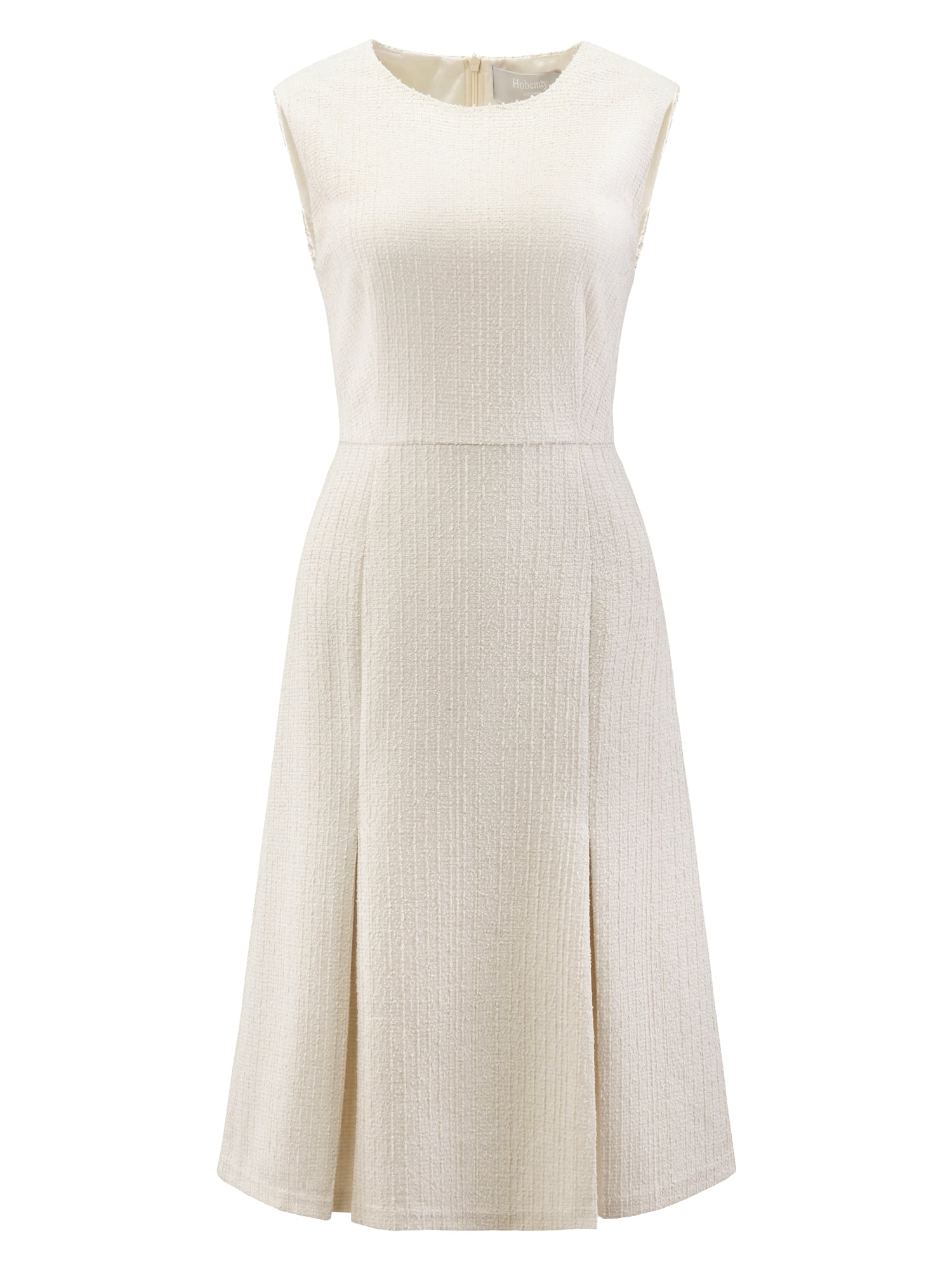 DARING DIVA A-Line Midi Round Neck Dress XL Yellow