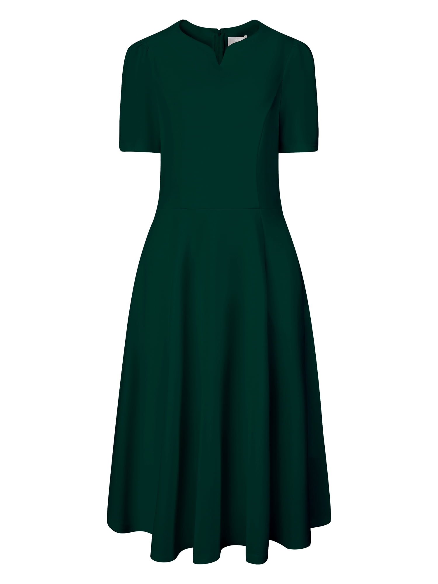 DARING DIVA A-Line Work Church Pockets Dress M Green