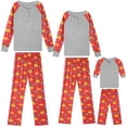 thumbnail image 1 of DARING DIVA Boys' & Girls' Christmas Family Long Sleeve Pajama Sets XS Red, 1 of 4