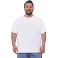 thumbnail image 1 of DARING DIVA Men's 100% Cotton Short Sleeves T-Shirt 3XL White, 1 of 7