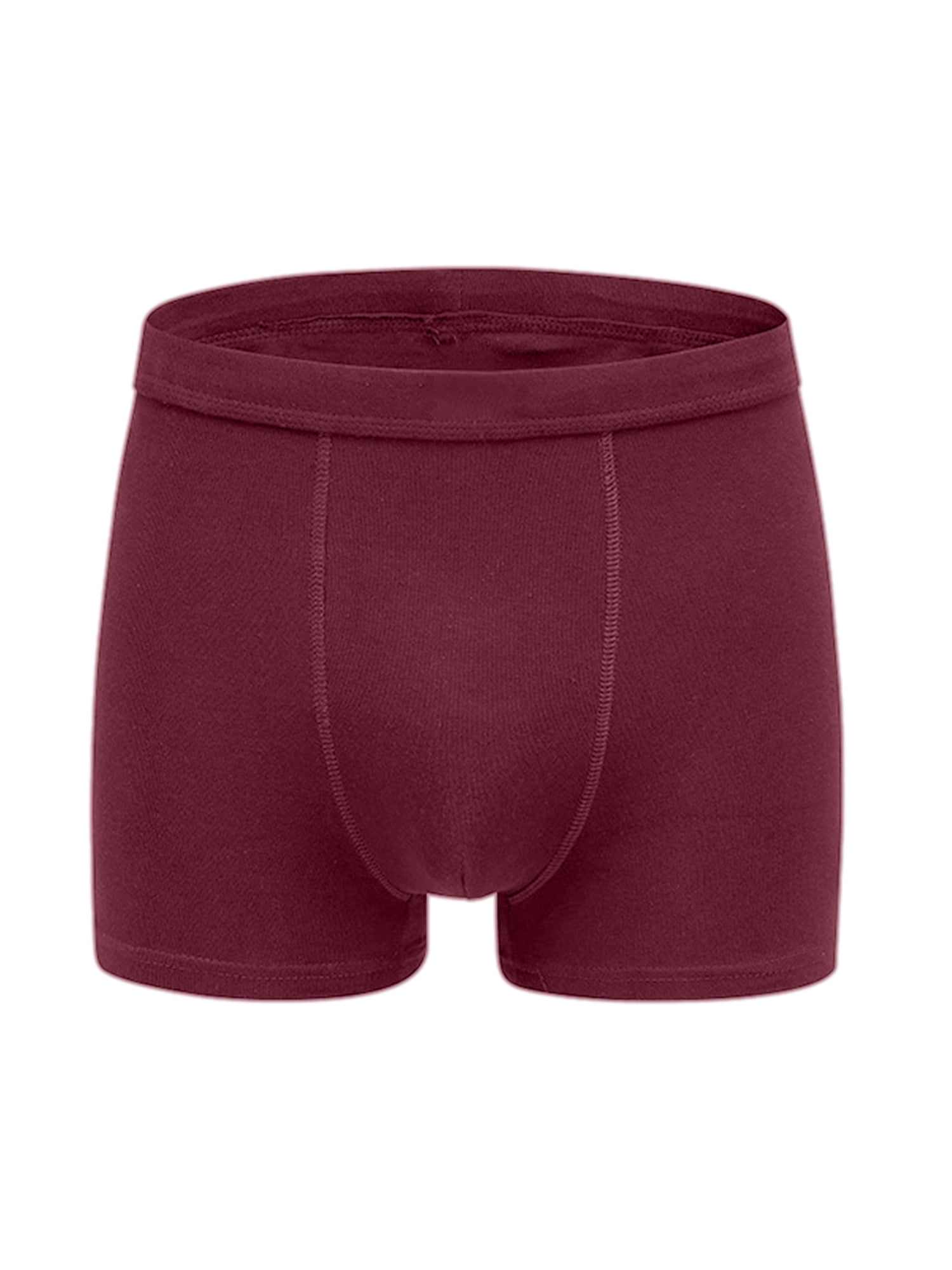 DARING DIVA Men's Big Tall Stretch Waistband Mid-Waisted Underwear 2XL Burgundy