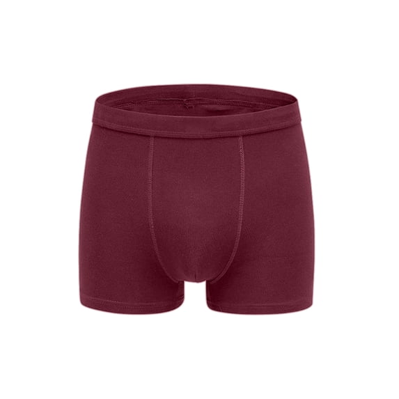 DARING DIVA Men's Big Tall Stretch Waistband Mid-Waisted Underwear 3XL Burgundy