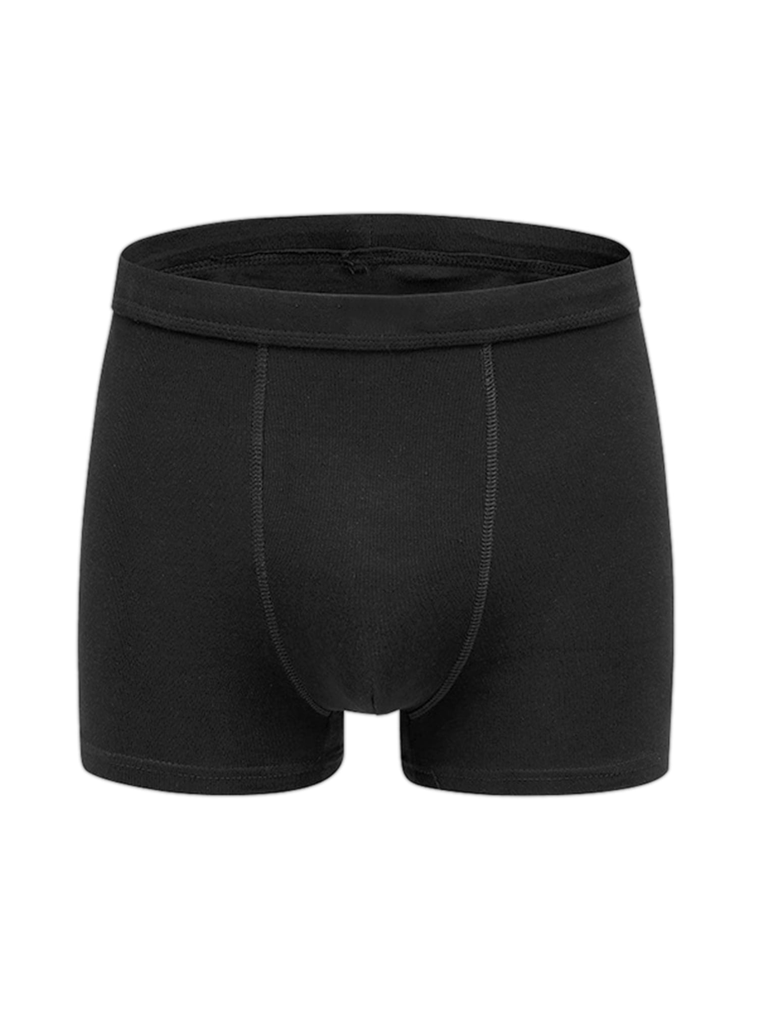 DARING DIVA Men's Big Tall Stretch Waistband Mid-Waisted Underwear XL Black