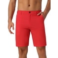 thumbnail image 1 of DARING DIVA Men's Casual Lightweight Flat Front Board Shorts 30 Red, 1 of 6