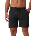thumbnail image 1 of DARING DIVA Men's Elastic Waist Drawstring Surfing Board Shorts 30 Black, 1 of 6