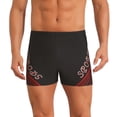 thumbnail image 1 of DARING DIVA Men's Printed Swimming Shorts Stretch Waist Surfing Board Shorts 36 Red, 1 of 6