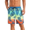 thumbnail image 1 of DARING DIVA Men's Swimming Elastic Liner Drawstring Beach Shorts with Pocket 36 Light Blue, 1 of 6