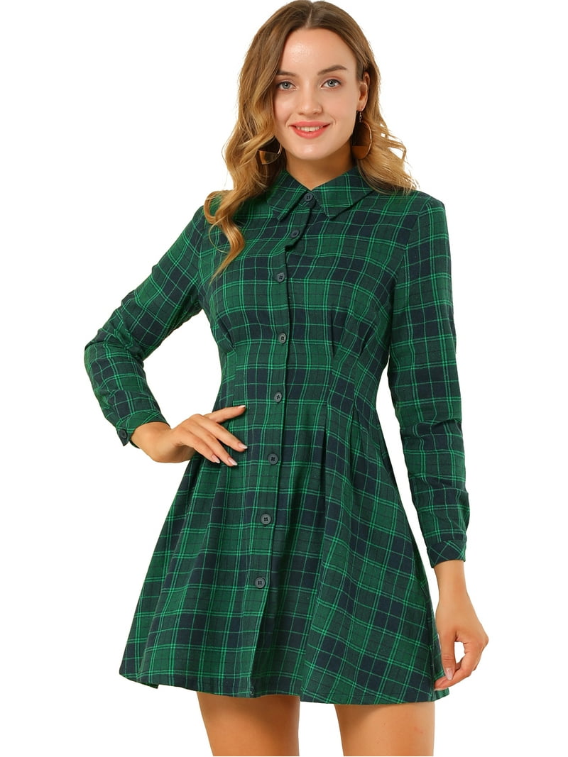 green tartan mini dress Gorgeous Green Velvet Beaded High Slit Long Evening Prom Dresses, Merm –  MarryLover main image 0