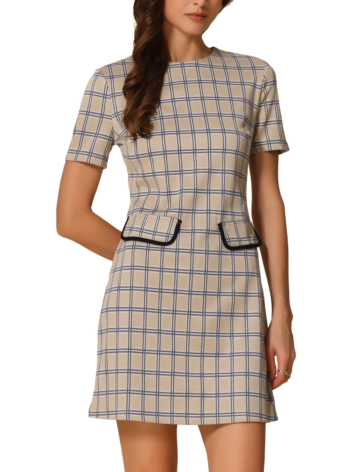 Round Neck Short Sleeve Lounge Dress main image 1