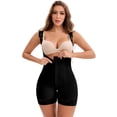 thumbnail image 1 of DARING DIVA Shapewear Tummy Control Compression Bodysuit with Zipper Crotch S Black, 1 of 6