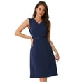 thumbnail image 1 of DARING DIVA Sleeveless A-Line Dress L Dark Blue, 1 of 6