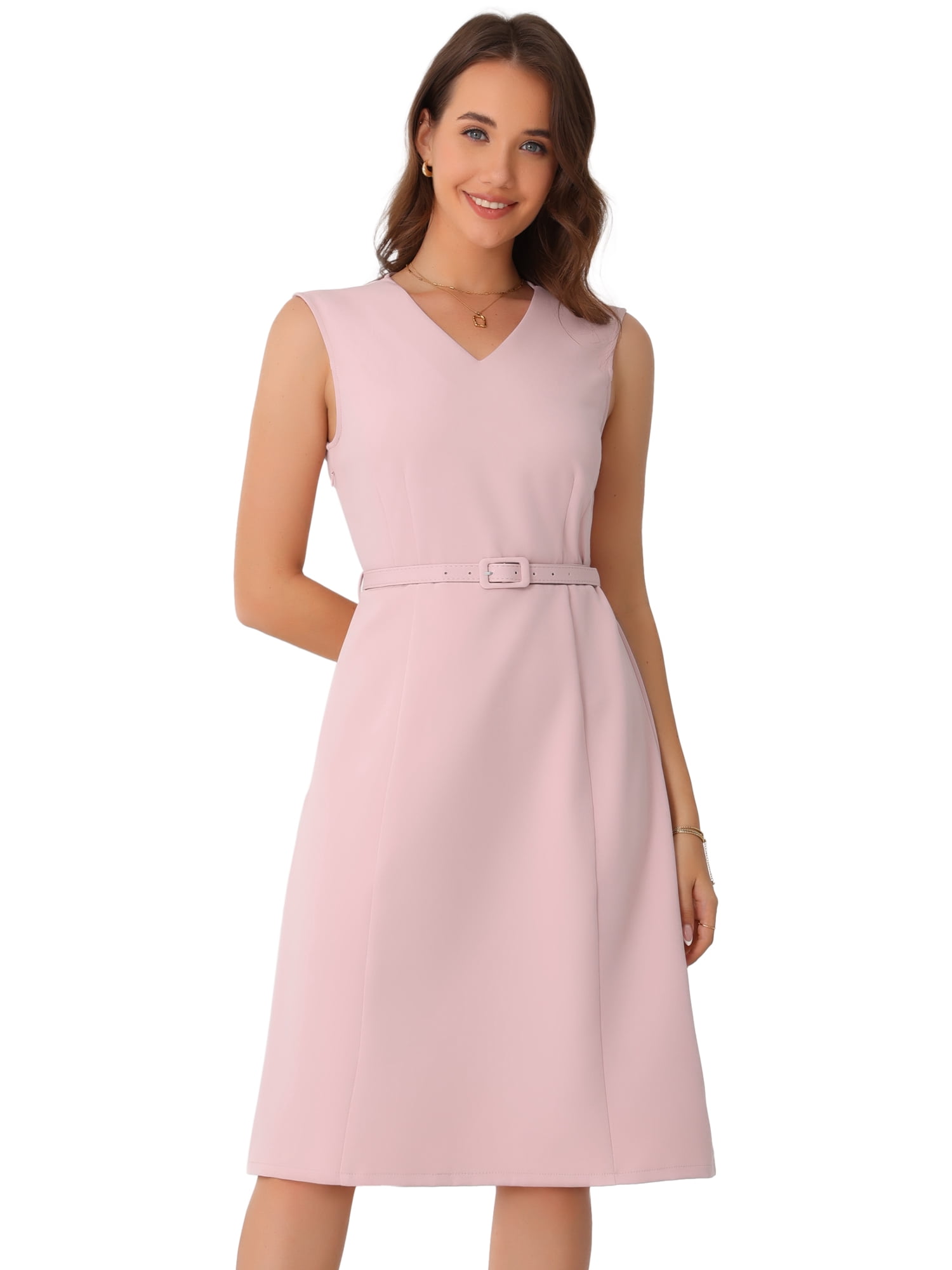 DARING DIVA Sleeveless A-Line Dress XL Pink