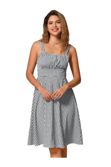 walmart black and white dress Zapakasa Women Plus Size Black and White Satin Black Tie Dress with Slit  Mermaid Strapless Long Formal Dress main image 1