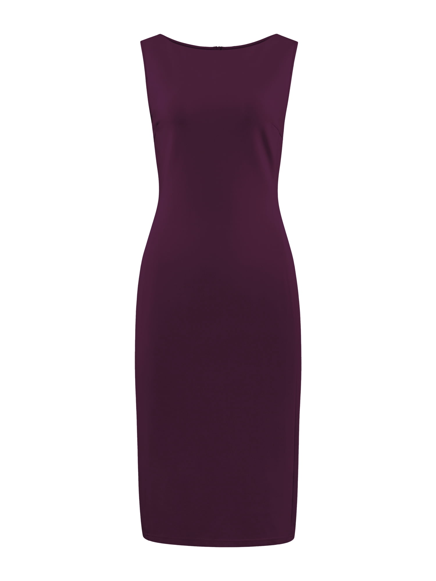 DARING DIVA Sleeveless Sheath Boat Neck Pencil Dress XL Purple