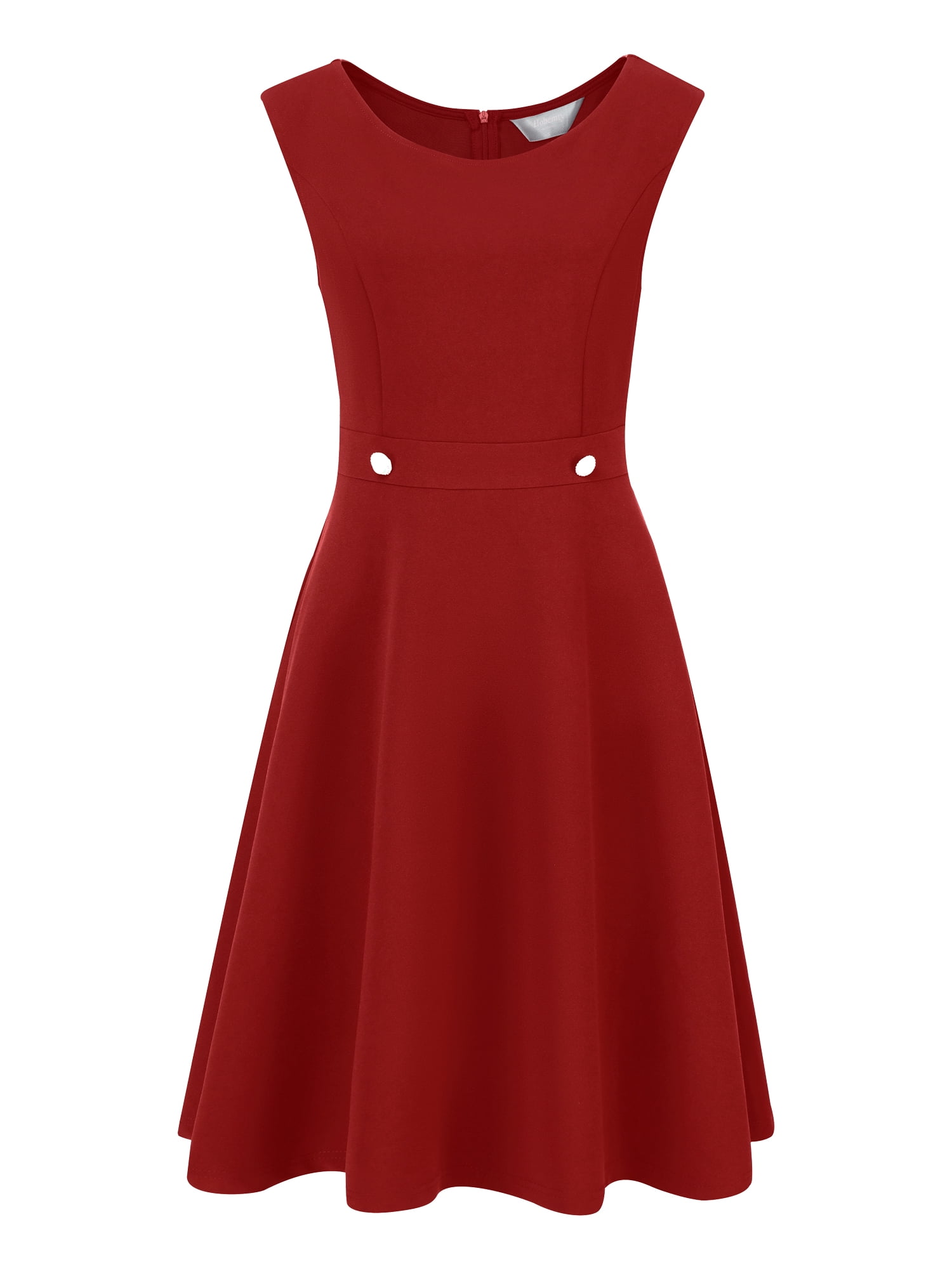 DARING DIVA Sleeveless Summer A-Line Casual Dress XL Red
