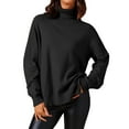 thumbnail image 1 of DARING DIVA Turtleneck Sweater Pullover Fall Winter Outfits L Black, 1 of 6
