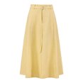 thumbnail image 1 of DARING DIVA Women's A Line Elastic High Waist Maxi Skirts Medium Yellow, 1 of 6