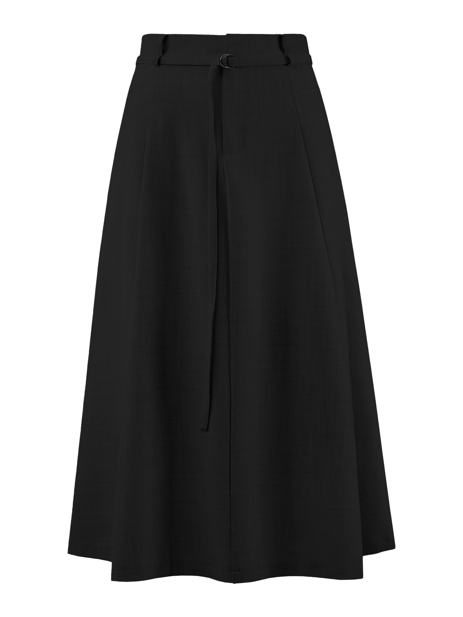 DARING DIVA Women's A Line Elastic High Waist Maxi Skirts L Black