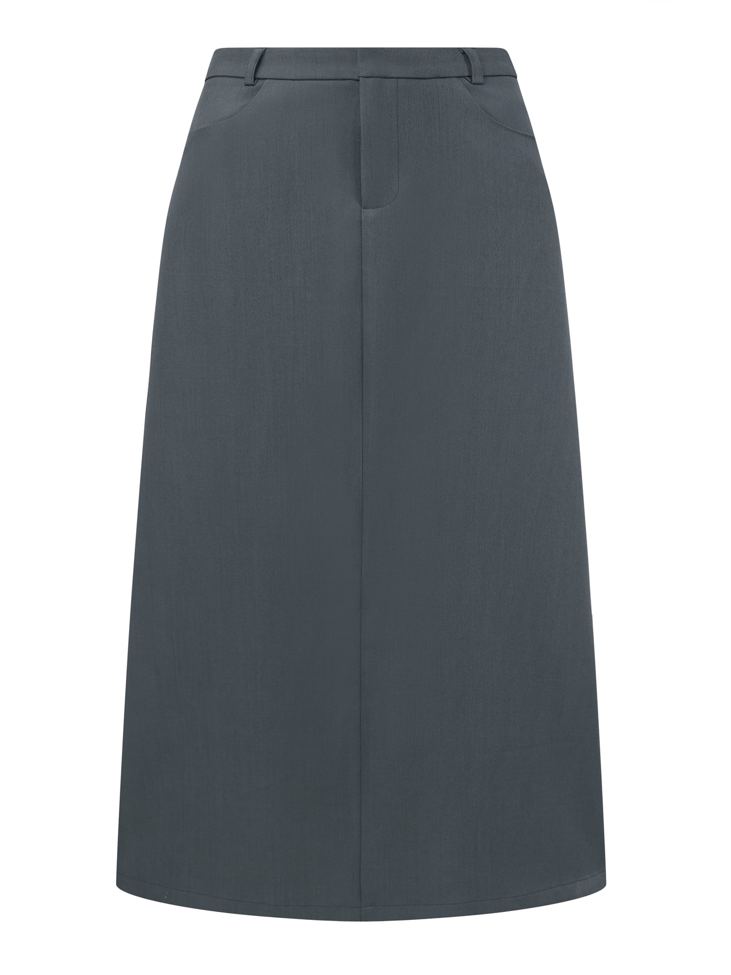 DARING DIVA Women's Business Pencil Skirt Work Long Skirts XX-Large Dark Grey