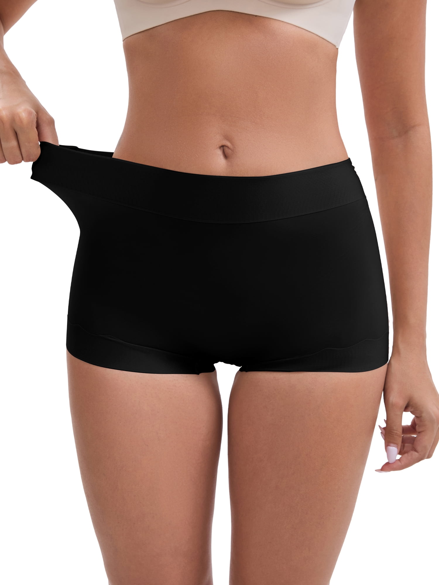 DARING DIVA Women's Butt Lifter Anti Chafing Slimming Shapewear M Black