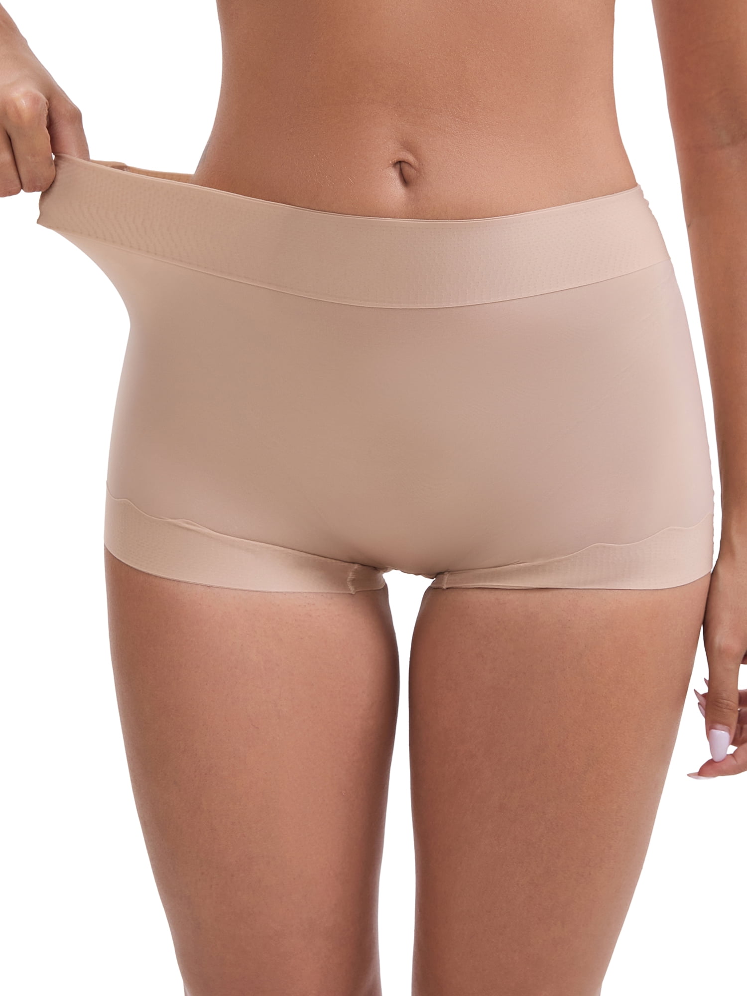 DARING DIVA Women's Butt Lifter Anti Chafing Slimming Shapewear M Light Pink