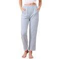 thumbnail image 1 of DARING DIVA Women's Cotton Knit Ribbed Elastic Waist Loungewear L Blue, 1 of 7