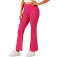 thumbnail image 1 of DARING DIVA Women's Flare Denim Pants High Waist Stretch Bell Bottoms Jeans XL Hot Pink, 1 of 6