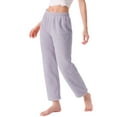 thumbnail image 1 of DARING DIVA Women's Fleece Fuzzy Elastic Waistband Lounge Pants S Purple, 1 of 6
