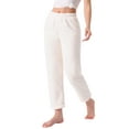 thumbnail image 1 of DARING DIVA Women's Fleece Fuzzy Elastic Waistband Lounge Pants XS White, 1 of 6