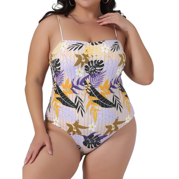 DARING DIVA Women's Plus Size One-Piece Swimsuit Swimdress Beach Wear 2X Light Purple