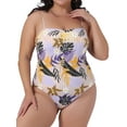 thumbnail image 1 of DARING DIVA Women's Plus Size One-Piece Swimsuit Swimdress Beach Wear 4X Light Purple, 1 of 6