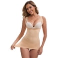thumbnail image 1 of DARING DIVA Women's Seamless Shapewear with Open Bust and Tummy Control M Beige, 1 of 6