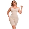 thumbnail image 1 of DARING DIVA Women's Sleeveless Shapewear Bodysuits Tummy Control Bodyshaper 2XL Beige, 1 of 5
