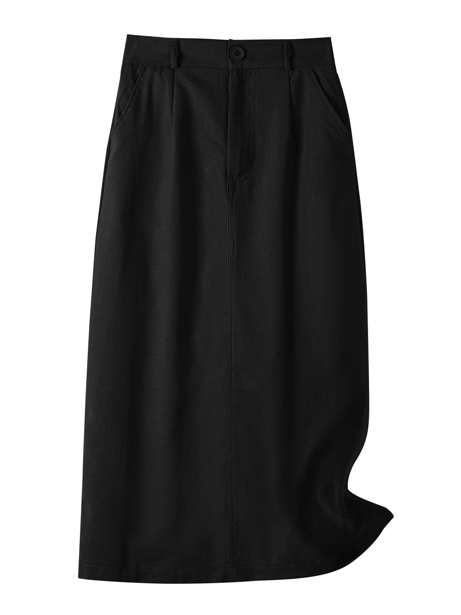 DARING DIVA Women's Spring Summer Skirt with Pockets XS Black