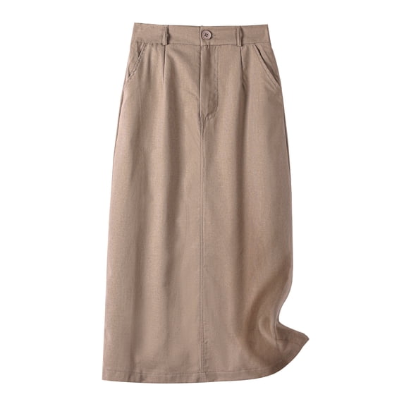 DARING DIVA Women's Spring Summer Skirt X-Small Brown