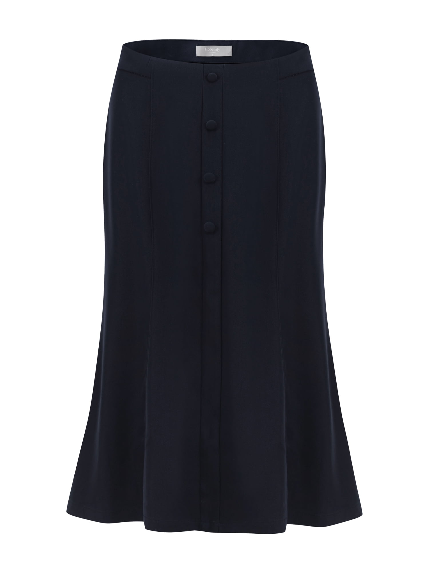 DARING DIVA Women's Summer Flare Trendy Casual Fishtail Midi Skirts M