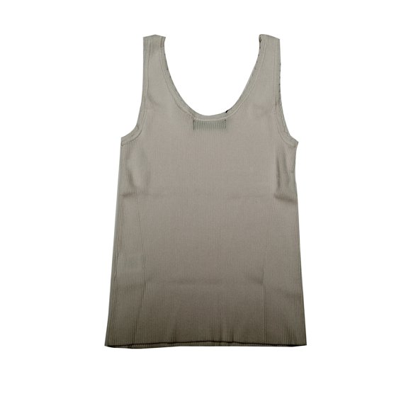 DARING DIVA Women's Sweater Vest Summer Scoop Neck Tank Tops M Apricot