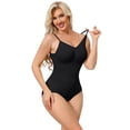 thumbnail image 1 of DARING DIVA Women's V Neck Backless Camisole Thong Leotard 3X-Large Black, 1 of 6
