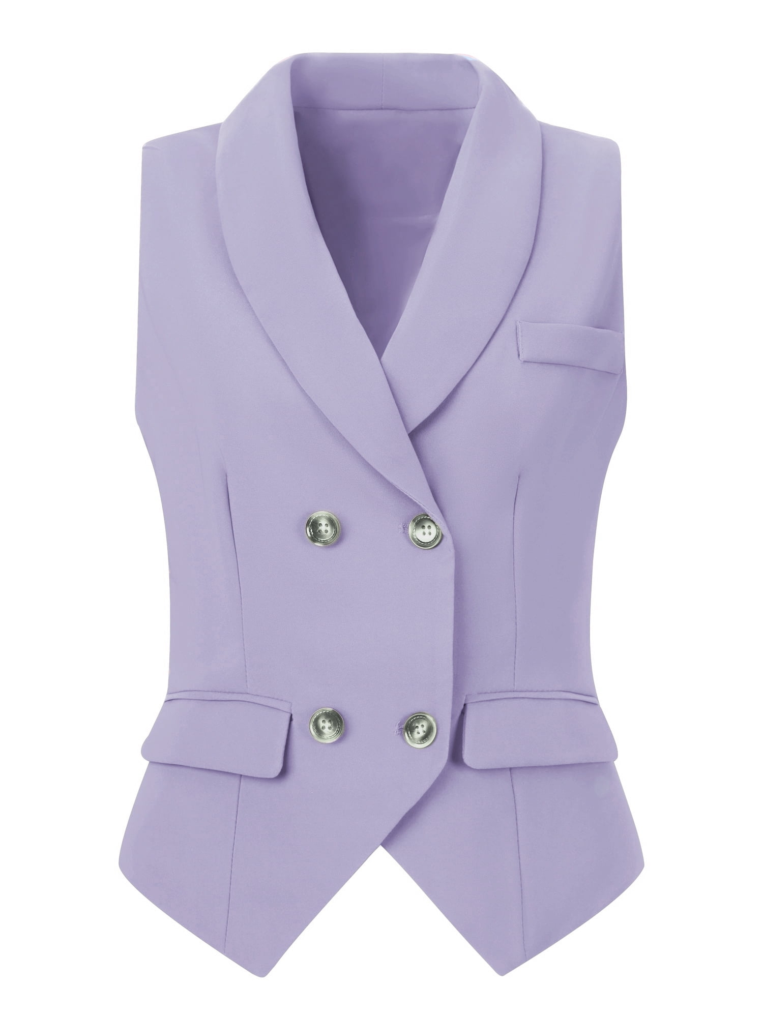 DARING DIVA Women #39 s Waistcoat Double Breasted Shawl Lapel Suit Vest S DARING DIVA Women #39 s Waistcoat Double Breasted Shawl Lapel Suit Vest S