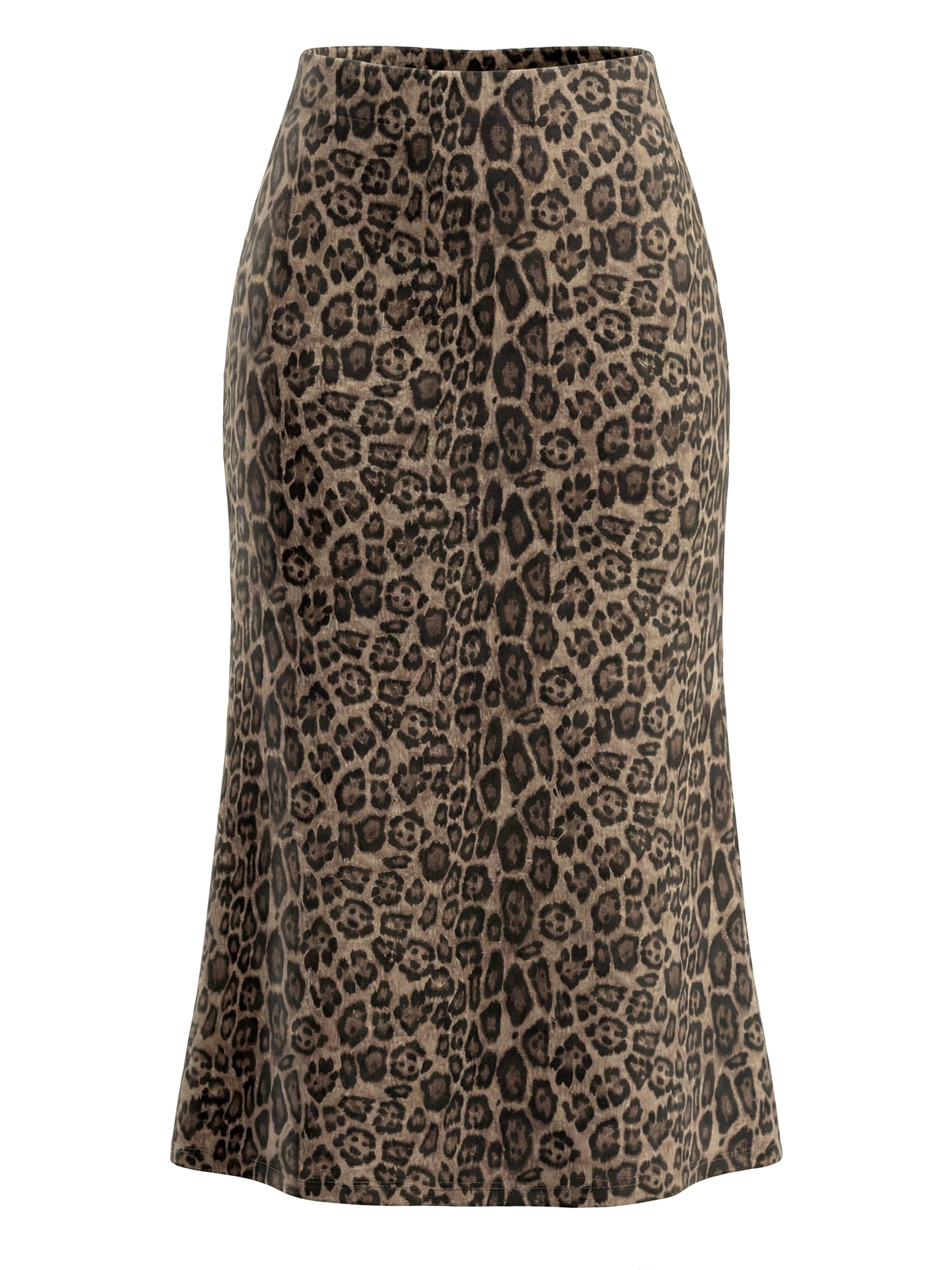 DARING DIVA Women's Y2K Elastic A-Line Maxi Long Skirts X-Small Brown