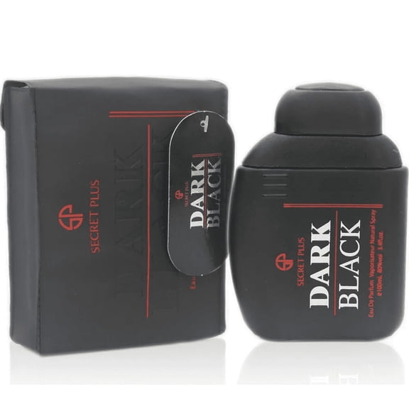 DARK BLACK EAU DE TOILETTE POUR HOMME e 100ml. 3.3 FL. OZ. SPECIAL COLOGN FOR MENS