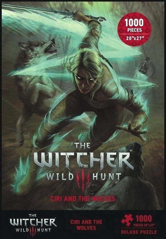 DARK HORSE Wild Hunt Puzzle: Ciri and the Wolves - Witcher 3
