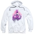 thumbnail image 1 of DARK KNIGHT RISES/SPRAY BAT-ADULT PULL-OVER HOODIE-WHITE-2X, 1 of 1
