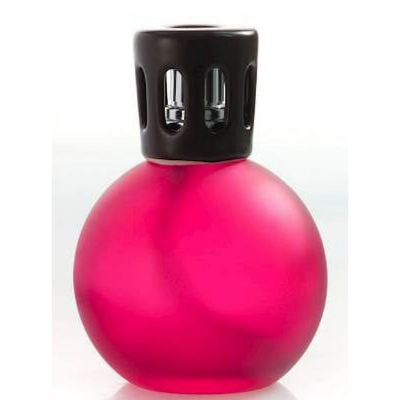 DARK RED Small Frosted Glass Sphere Lampair Fragrance Lamp by Millefiori Milano