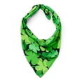 thumbnail image 1 of St. Patrick’s Day Women’s Dark Shamrocks Bandana from Way to Celebrate, One Size, Green/Black, 1 of 4