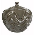 thumbnail image 1 of DARK TAUPE RUFFLE Fire Pot by Windflame, 1 of 1