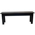 thumbnail image 1 of DARK WALNUT & BLACK BENCH-24, 1 of 4