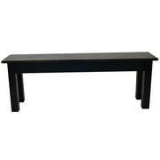 DARK WALNUT & BLACK BENCH-24