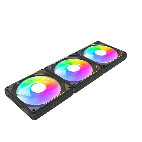 DARKFLASH DF-G24-BK-3F 3 Pack Standard fan, Black